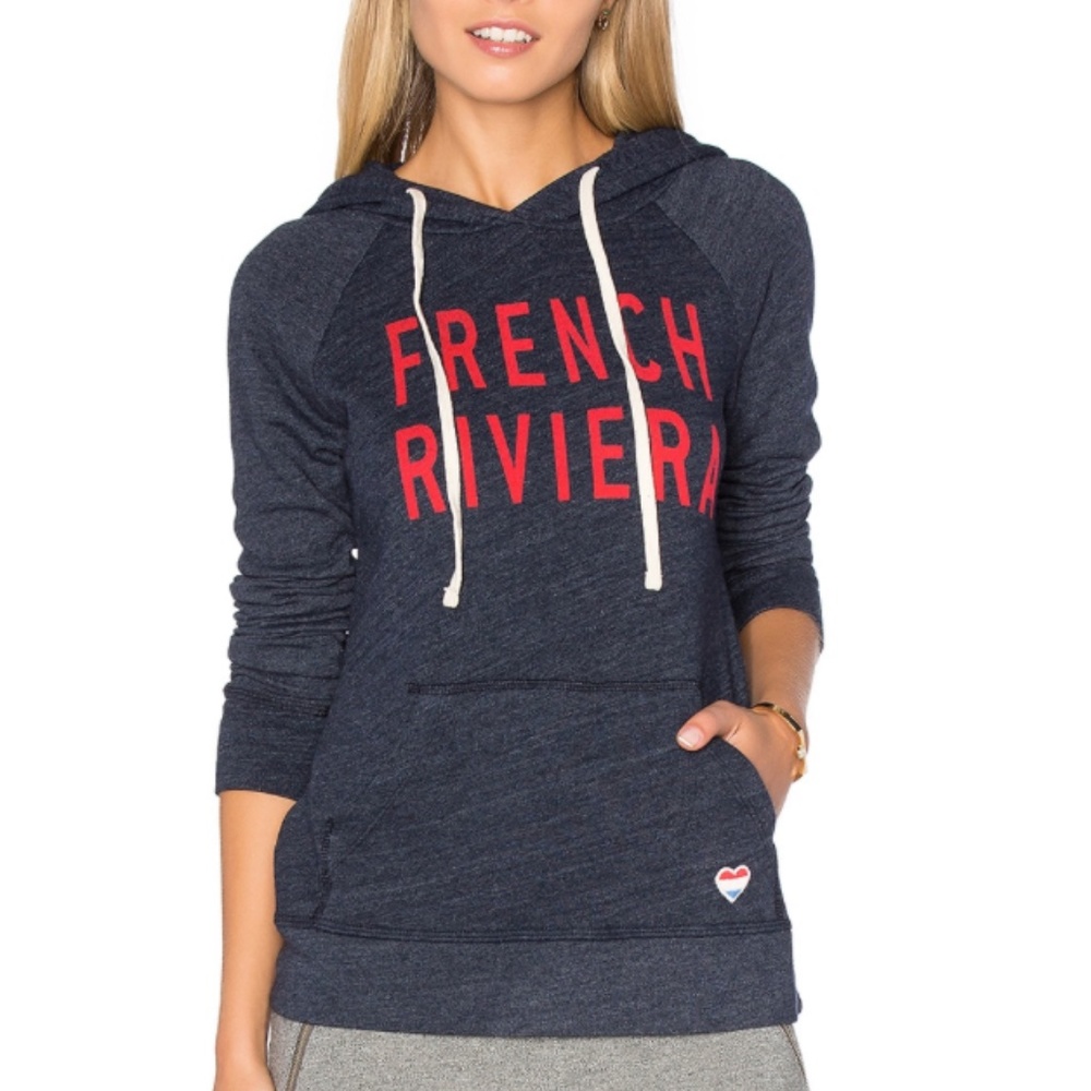 Sundry Fleece French Riviera Hoodie
